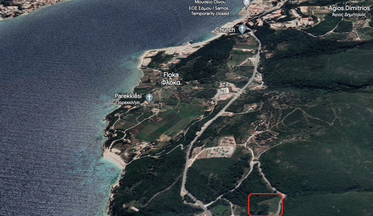 Samos Scenic Plot for Sale: Panoramic Sea Views and Prime Location